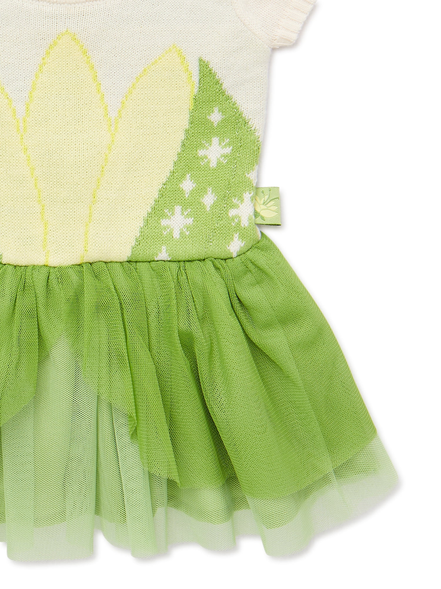 Disney Baby Girl Princess Tiana Cosplay Dress, Sizes 0/3 Months-6/9 Months