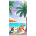 thumbnail image 5 of Tropical Beach Banner Summer Vacation Lightweight Welcome Summer with Palm Trees Relax for Beach Party Holiday Outdoor, 5 of 8