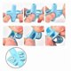 thumbnail image 4 of Pencil Grips (8 Pcs): Writing Aid for Kids and Silicone Grips, Ergonomic Training, 4 of 5