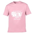 thumbnail image 3 of The Season Essentials All States Collection “United We Stand” 100% Cotton Unisex T-shirt Graphic Tee, Blush/White, Large, 3 of 11