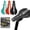 black, variant on 3D Printed Bike Saddle with Honeycomb Design, Lightweight Bicycle Seat with Center Cutout, Breathable Comfort Saddle for Road and Mountain Bikes