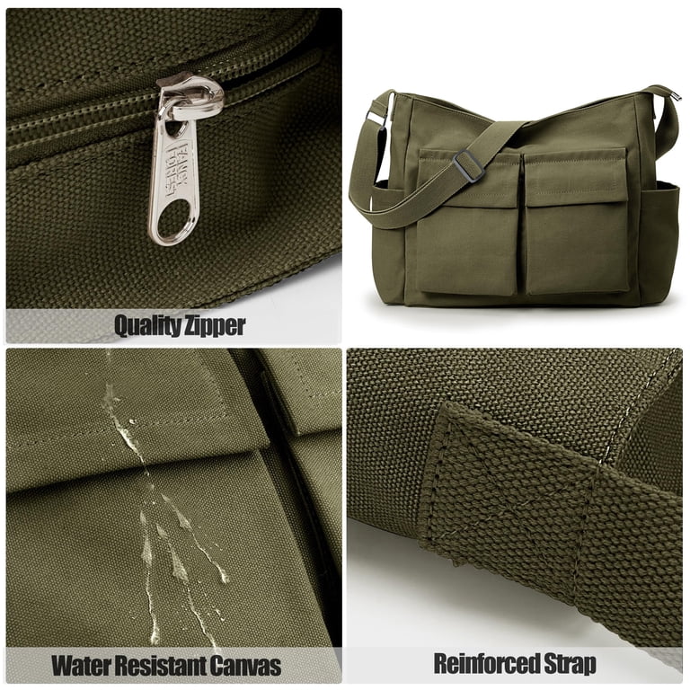 Canvas Messenger Bag Grote Hobo Crossbody Tassen met