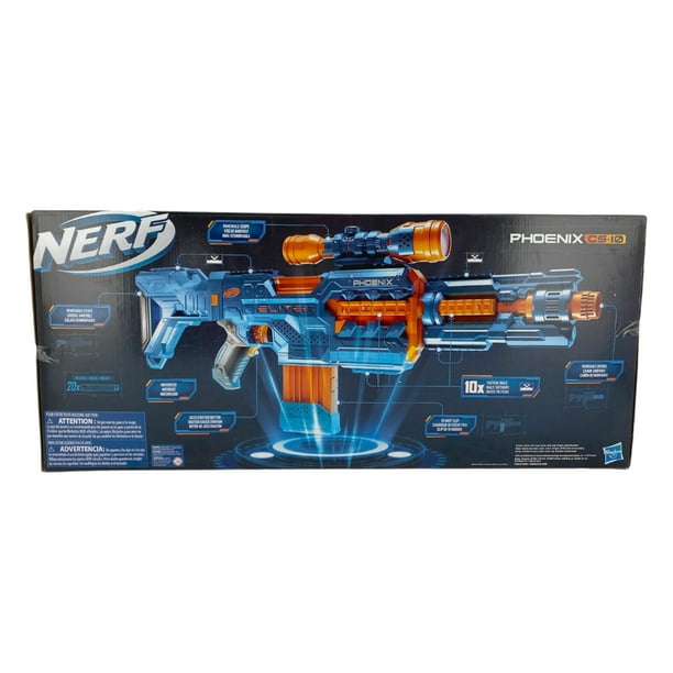 Blaster motorisé Nerf Elite 2.0 CS-16 avec 12 flèchettes, Nerf et jeux de  tir