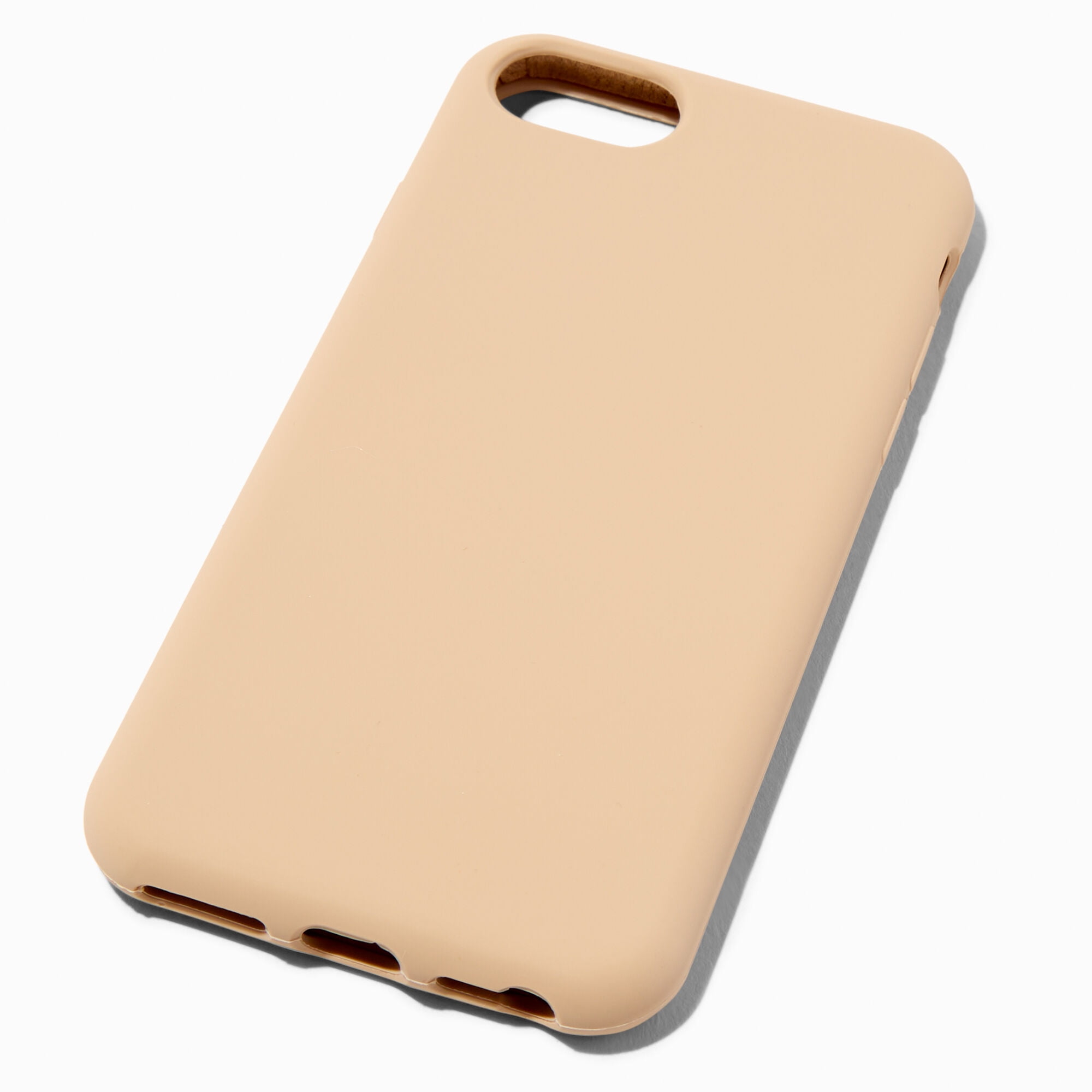 Claire's Strawberry Milk Silicone Phone Case, Gold Chain