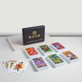 thumbnail image 3 of Rado Switzerland Premium Plastic Playing Cards For Adult | Pack Of 12 - 6 Sets Of Twin Packs - Bridge Size, Multicolor Cards Packed In A Two Piece Container, Cards For Card Games, Poker & Rummy, 3 of 5