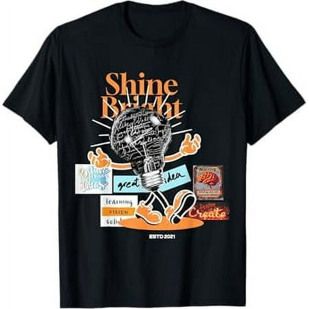 

Light Bulb | Frontprint | Graphic Artwork Art T-Shirt
