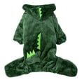 thumbnail image 2 of Dinosaur Hoodie For Cat Dogs Clothes Small Pet Costume Halloween Dinosaur_Co-stume Dog Clothing Puppy Outfits Funny Apperal,Green L, 2 of 6
