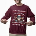 thumbnail image 2 of Christmas Sweatshirt, Funny Gym Christmas Sweatshirt, Muscular Santa Ugly Holiday Jumper, Festive Fitness Gift for Bodybuilders & Weightlifters, 2 of 5