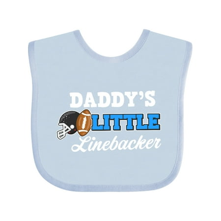 

Inktastic Daddys Little Linebacker Gift Baby Boy or Baby Girl Bib