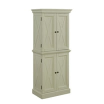 Homestyles Seaside Lodge Wood Pantry in Off White