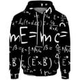 thumbnail image 3 of Ropa para hombre Otoño Nuevo estilo Camisa con capucha Impresión de fórmulas de física y química Novedad en sudaderas y sudaderas Sudadera para hombre, 3 of 4