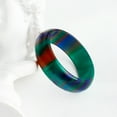 thumbnail image 5 of Xinyolin Wide Smooth Resin Lady Ring - Colorful Cloud Thick Ring Jewelry Accessory, 5 of 8