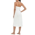 thumbnail image 6 of HDE Womens Ruched Cover Up Skirt Convertible Dress Swimsuit Coverup White S, 6 of 6