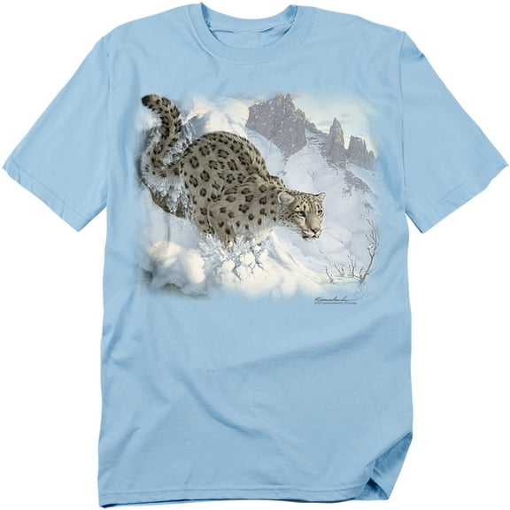 Wildlife T-Shirt Snow Leopard Unisex Graphic Tee For Men & Women