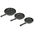 thumbnail image 4 of Fry Pan Set, Non-Stick Black Frying Pan Set 3Pcs Skillet Set Pan Kitchenware  For Kitchen For Restaurant, 4 of 8
