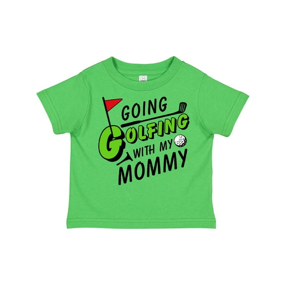 Inktastic Going Golfing with My Mommy Kids Golf Boys or Girls Toddler T-Shirt