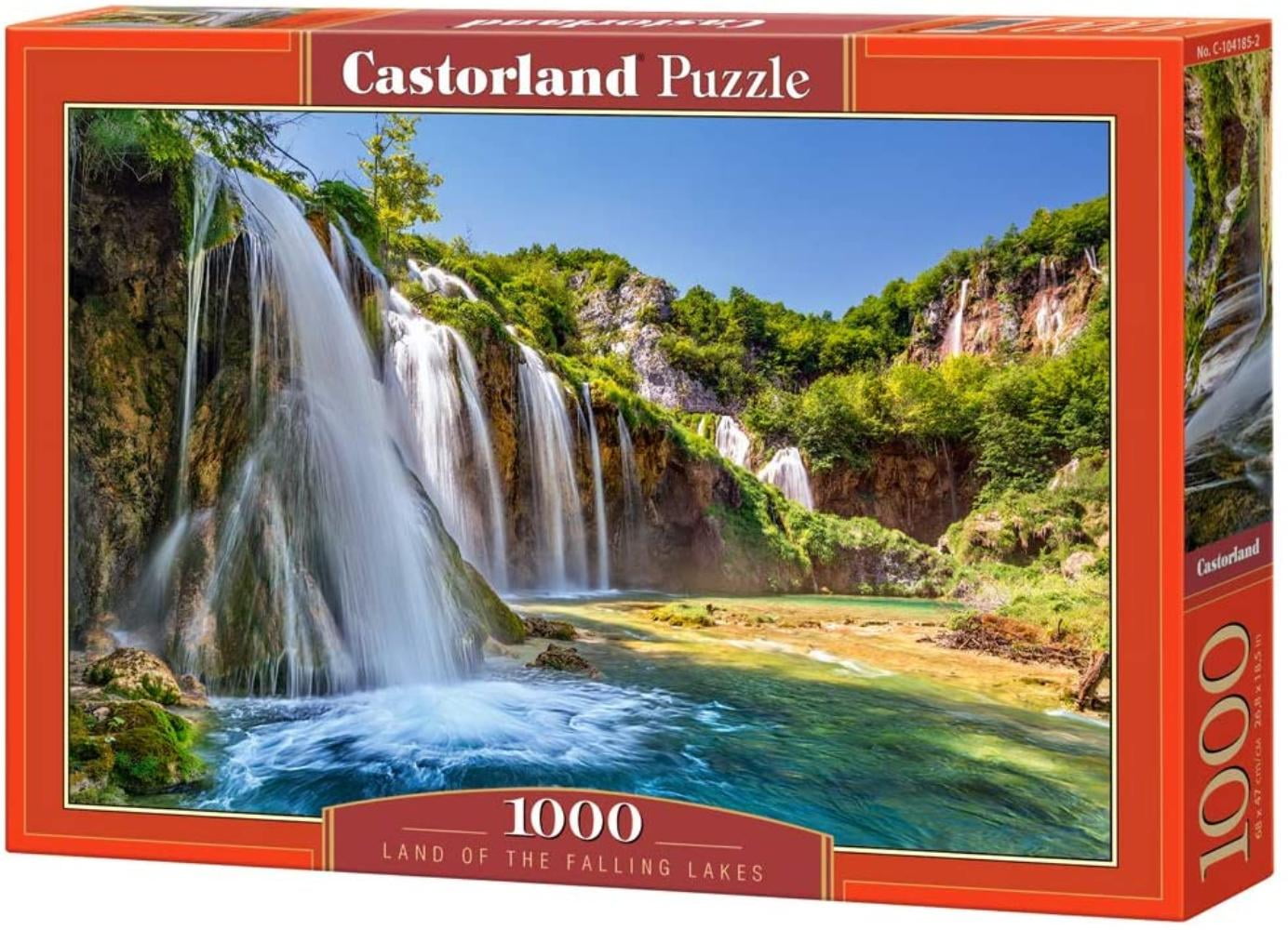 Castorland C-104185-2 Land of the Falling Lakes,Puzzle 1000 Te 