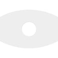 thumbnail image 4 of Ekena Millwork CMP12X8KY-03000 3 in. ID x 6.5 in. Rectangle Kailey Architectural Grade PVC Contemporary Ceiling Medallion, 4 of 11