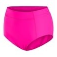 thumbnail image 6 of Kpoplk Women's High Waisted Bikini Bottom Full Coverage Bathing Suit Swim Bottoms Tummy Control Swimsuit Shorts Size S,Pink, 6 of 9