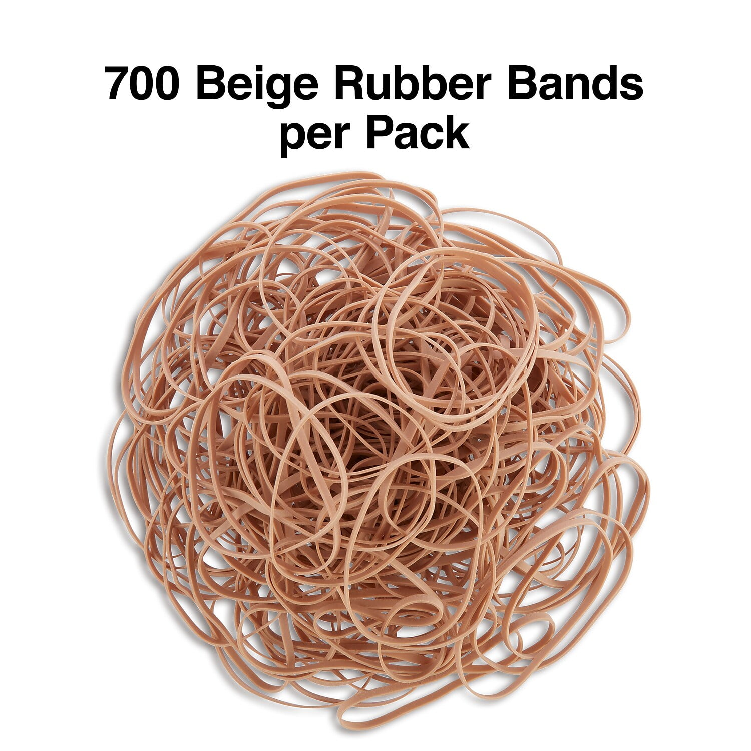 PlasticMill Rubber Bands - #33 Size - White Rubberbands - 1LB/500 Count