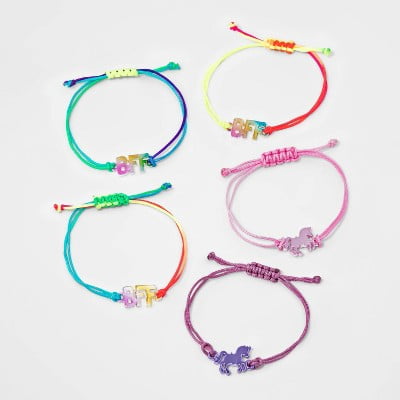 Girls' 5pk Unicorn BFF Bracelet Set - Cat & Jack™