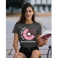 thumbnail image 3 of Breast Cancer Support Faith Hope Love Sunflower Daisy Men's T-shirt, M, Charcoal, 3 of 6