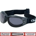 thumbnail image 2 of Global Vision Eliminator Motorcycle Goggles (Black Frame/Clear-Smoke Lens), 2 of 7