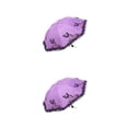 thumbnail image 2 of relayinert Elegant Lace Side Umbrella Dual And Stylish Exquisite Butterflies Pattern purple 2Set, 2 of 6