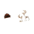 thumbnail image 6 of guohui Miniature Sofa Couch Single Chair Model DIY Accessory European Reindeer Statues Collectable Craft Deer Lover Sculpture Furniture Room Micro Landscape Gift Decorations, 6 of 8