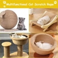 thumbnail image 3 of Sisal Rope for cat Scratching Post,50M Sisal Rope for Cat Scratcher,6mm Natural Sisal Cat Scratching Jute Rope for cat Tree,Garden Twine,cat Accessories,DIY Jute Rope, 3 of 3