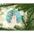 thumbnail image 2 of Merry Christmas Tree Samoyed Ceramic Ornament, 2 of 3