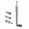 thumbnail image 1 of Reemplazo de Antena de Radio FM, Tornillo TelescóPico Tipo F, Adaptador de Conector Macho para Receptor EstéReo AV, Amplificador DoméStico, 1 of 5