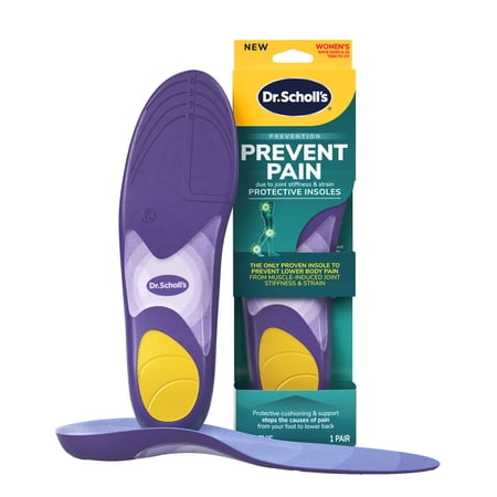 Dr. Scholl's Prevent Pain Foam Cushioning Insoles, Women Shoe Sizes 6-10, 1 Pair