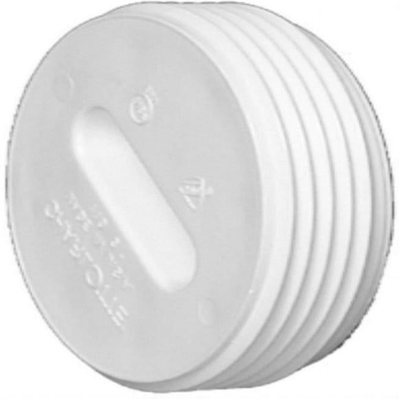 Keeney 4661955 Agenda 40 4 Po. MPT x 4 Po. Dia. Moyeu Bouchon de Nettoyage en PVC