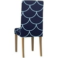 thumbnail image 2 of RYLABLUE Fish Scales Stretch Chair Cover Protector Seat Slipcover for Dining Room Hotel Wedding Party Set of 1, 2 of 5
