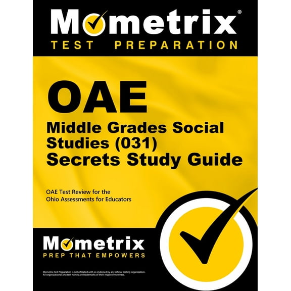 Oae Middle Grades Social Studies (031) Secrets Study Guide : Oae Test Review for the Ohio Assessments for Educators (Paperback)