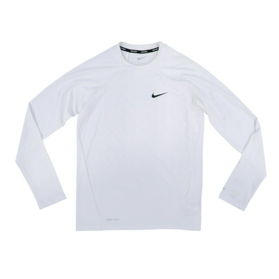 Nike Women's Essential Long-Sleeve Rash Guard (M, White)