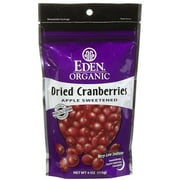 Organic Dried Cranberries, 4 Oz Pouches
