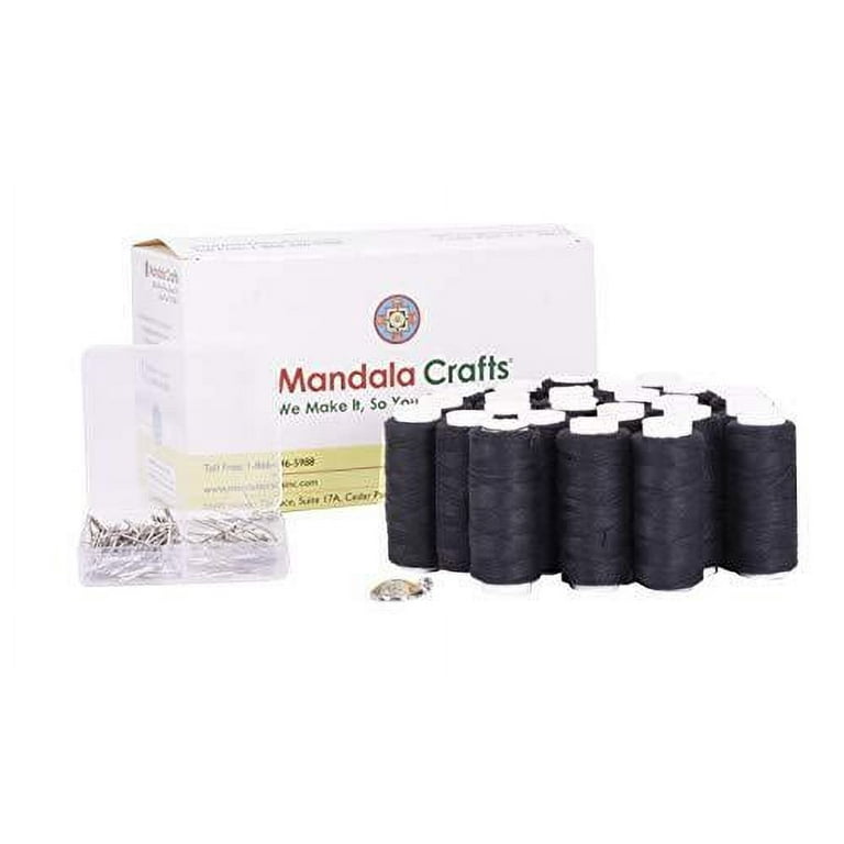 Mandala Crafts Hair Weaving Thread and Needle Set for Hair, Wigs, Hair  Extensions, Weft Sewing 