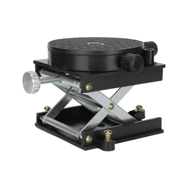 Lifting Platform, Lab Scissors Jack High Hardness Aluminum Alloy 360? Rotation For Experiment