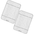thumbnail image 1 of Cooling Rack - Set of 2 Stainless Steel, Oven Safe Grid Wire Racks for Cooking & Baking Oven-Safe, Dishwasher-Safe Food-Safe, Heavy Duty, Small Cooling Rack for Baking - 8.2 x 11.8 inch, 1 of 6
