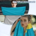 thumbnail image 6 of Garronmavis Bahamas Flag Butterfly Car Seat Cover Towel 1 PC Stain Resistant Breathable Non Slip Front Car Seat Protector Fits Most Cars SUVs Trucks Sedans Vans, 6 of 9