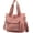 Pink, variant on Fashion Women's Canvas Bag Mommy Large Capacity Crossbody Bag Nylon Casual Women's Shoulder Bag