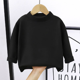 thumbnail image 1 of Ropa de otoño e invierno para niños, Polo/cuello de tortuga, camiseta de manga larga de lana de doble cara, Top de capa Base cálida para niños y niñas, 1 of 5