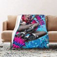 thumbnail image 2 of Harley Quinn Soft Blanket Fuzzy Fleece Anti-pilling Flannel Throw Blanket Decor Sofa Bed Blanket 40x60in, 2 of 7