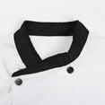 thumbnail image 6 of YiZYiF Mens Short Sleeve Chef Coat Bakery Jacket Double-Breasted Kitchen Chef Uniform White XL, 6 of 7