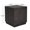 Copper + Magnesium Oxide, variant on Antique Copper Outdoor Side Table Cube, MGO Fluted Patio End Table for Garden, Backyard, and Poolside Accent - Compact 15x15x17 Inches
