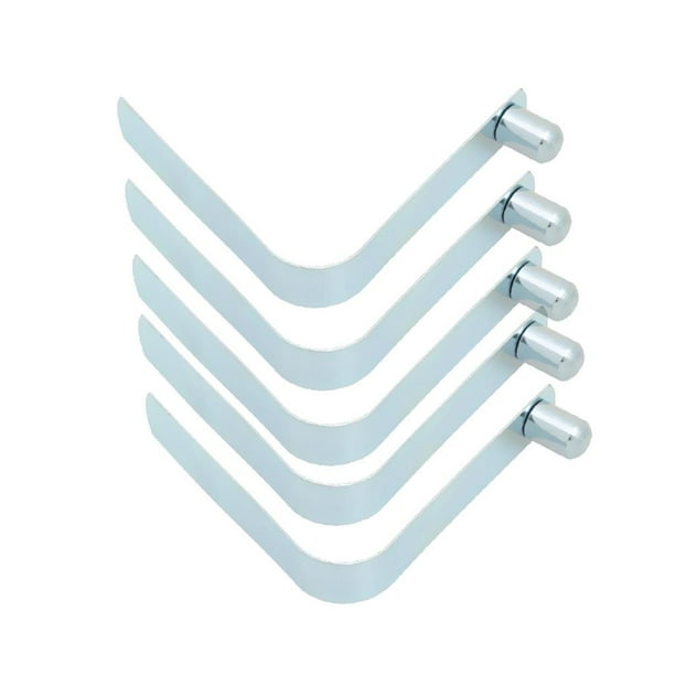 5 Stainless Steel Paddle Tent Pole Push Button Spring Snap Clip Locking