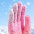 thumbnail image 4 of Takafot Kids Gloves 3-8Years Kid's Winter Gloves Thick Warm Knitted Gloves Cold Weather Glove, 4 of 5