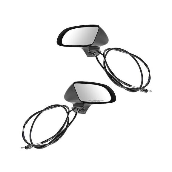 Door Mirror Set 2 Piece - Compatible with 1986 - 1990 Chevy Caprice 1987 1988 1989